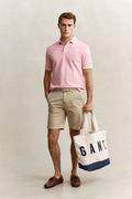 BUBBELGUM PINK, SUNFADED SS POLO BY GANT AU.