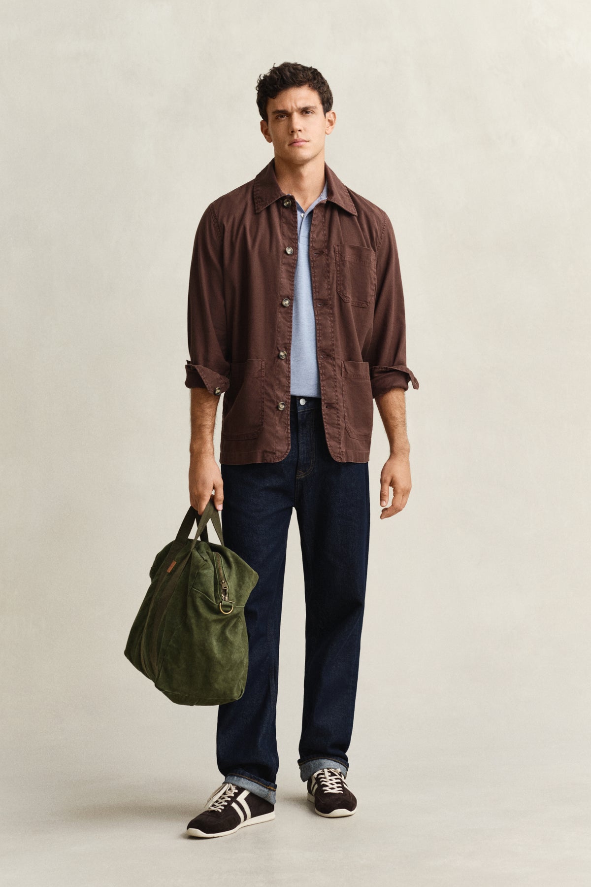 VINTAGE BLUE, 2 TONE SS POLO BY GANT AU.