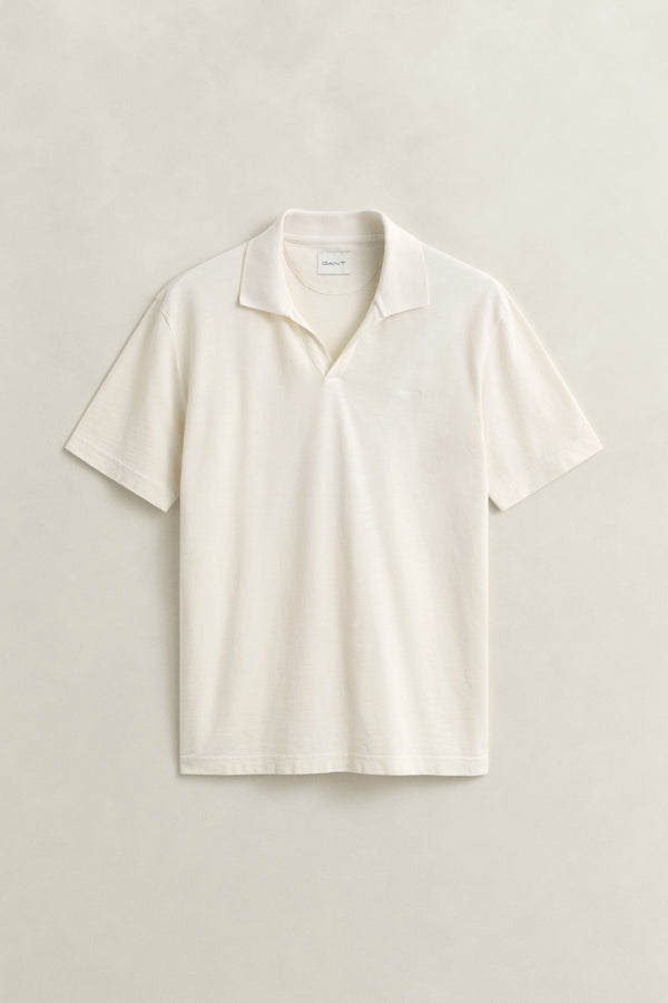Washed Polo Shirt