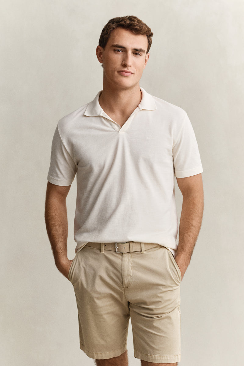 Washed Polo Shirt