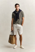  SAND, REG LINEN DS SHORTS BY GANT AU.