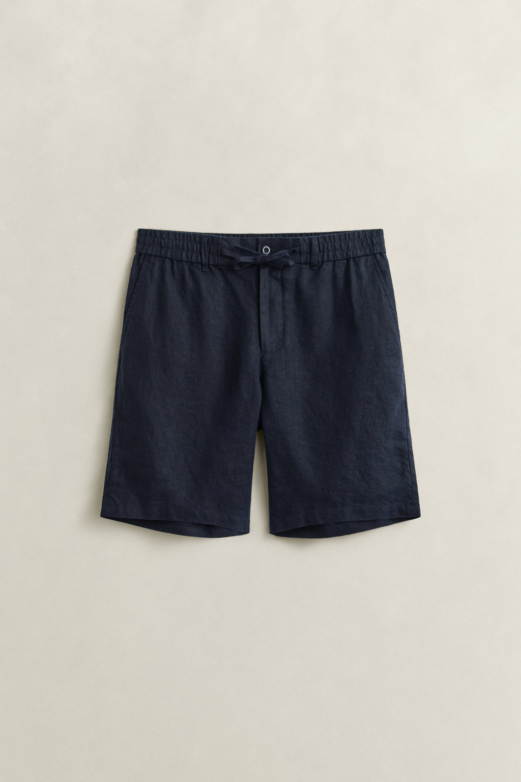 EVENING BLUE, Linen Shorts, FRONT-VIEW BY GANT AU.