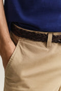 MODEL WEARING Chino Shorts