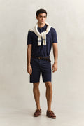 EVENING BLUE, REG SUNFADED CHINO SHORTS, FRONT-VIEW BY GANT AU.