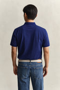 RICH NAVY, Contrast Polo Shirt, BACK-VIEW BY GANT AU.