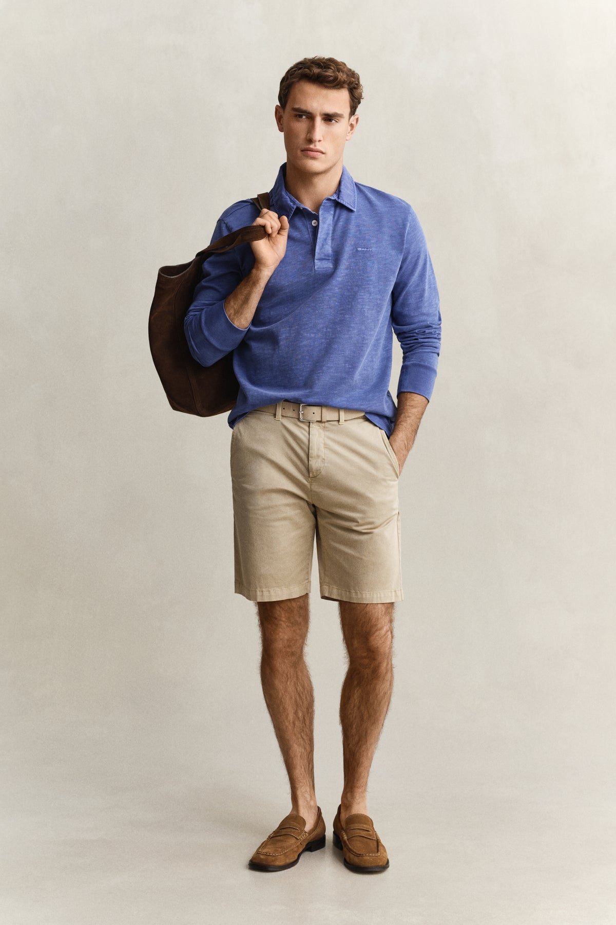 VINTAGE BLUE, WASHED SLUB HEAVY RUGGER BY GANT AU.