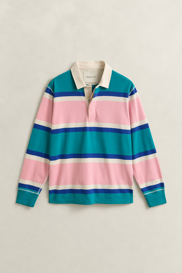 Block Striped Rugger