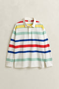 EGGSHELL, MULTI COLOR RUGGER, FLAT-LAY BY GANT AU.