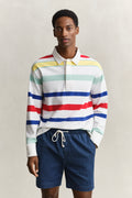EGGSHELL, MULTI COLOR RUGGER, FRONT-VIEW BY GANT AU.