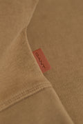 WARM KHAKI, PONTE DI ROMA HALFZIP, CLOSE-UP BY GANT AU.