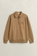 WARM KHAKI, PONTE DI ROMA HALFZIP BY GANT AU.