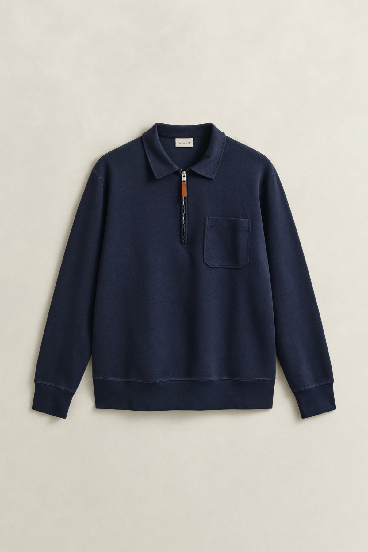 EVENING BLUE, PONTE DI ROMA HALFZIP, FLAT-LAY BY GANT AU.