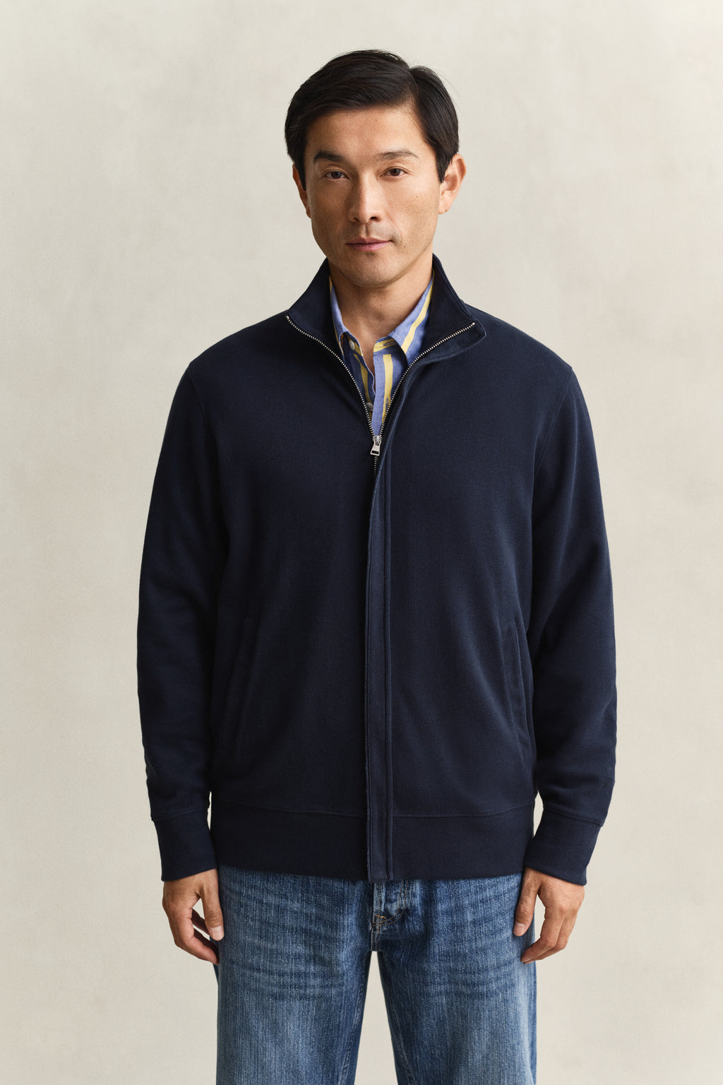 Sacker Rib Zip Sweatshirt