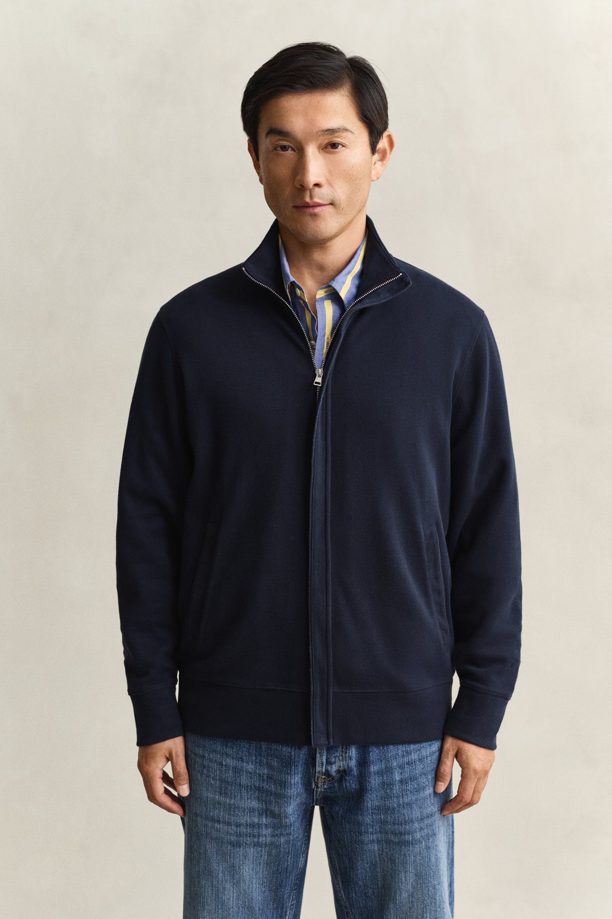 Sacker Rib Zip Sweatshirt