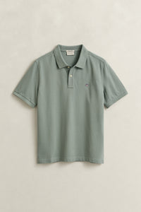 CERAMIC GREY, Classic Regular Polo Shirt, FLAT-LAY BY GANT AU.