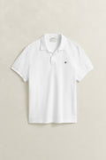 WHITE, Classic Regular Polo Shirt, FLAT-LAY BY GANT AU.