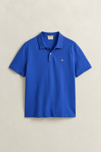 ROYAL BLUE, Classic Regular Polo Shirt, FLAT-LAY BY GANT AU.