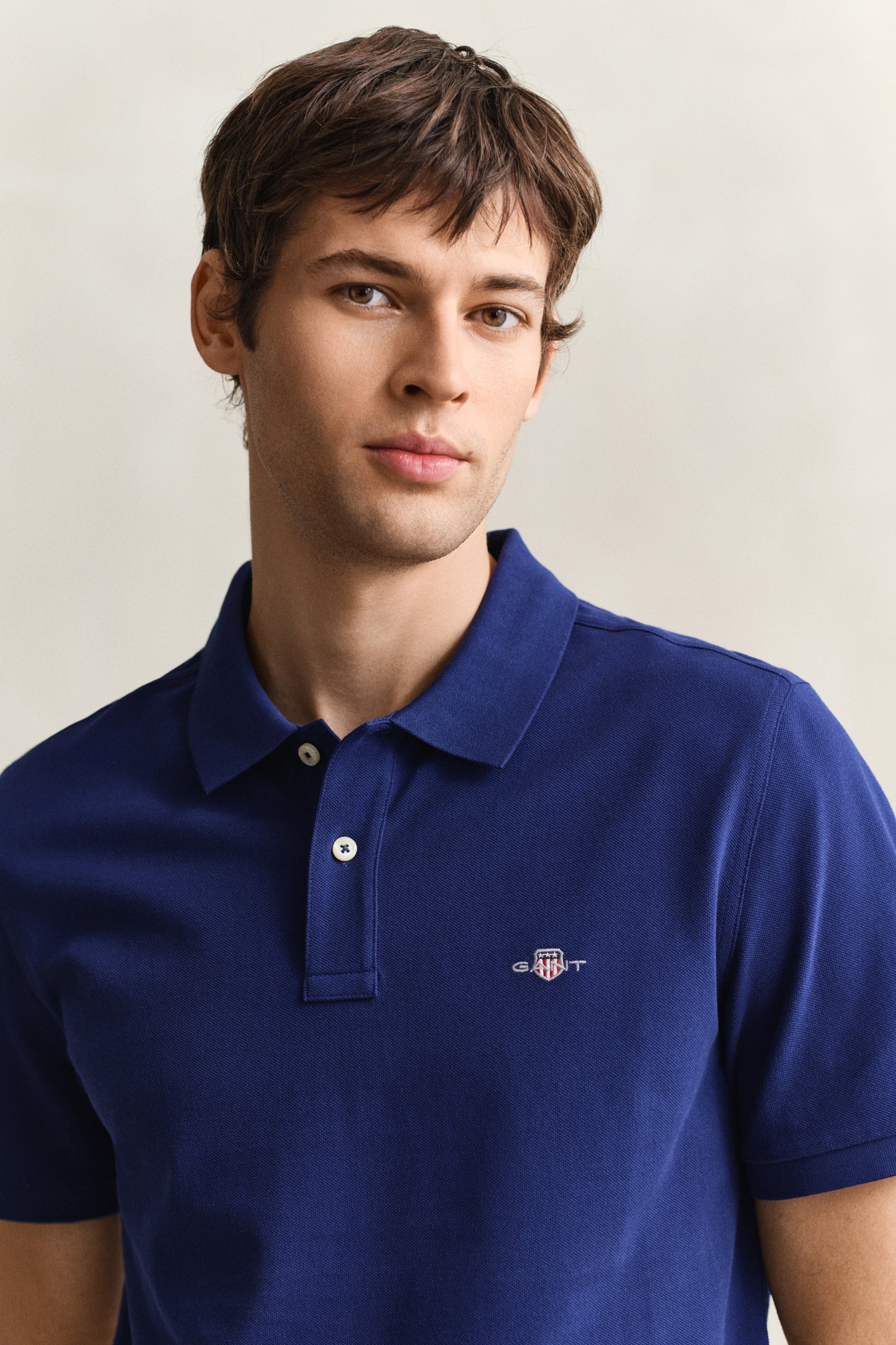 RICH NAVY, Classic Regular Polo Shirt, CLOSE-UP BY GANT AU.