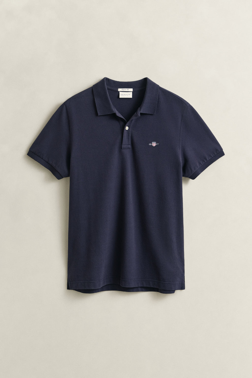 EVENING BLUE, Classic Regular Polo Shirt, FLAT-LAY BY GANT AU.