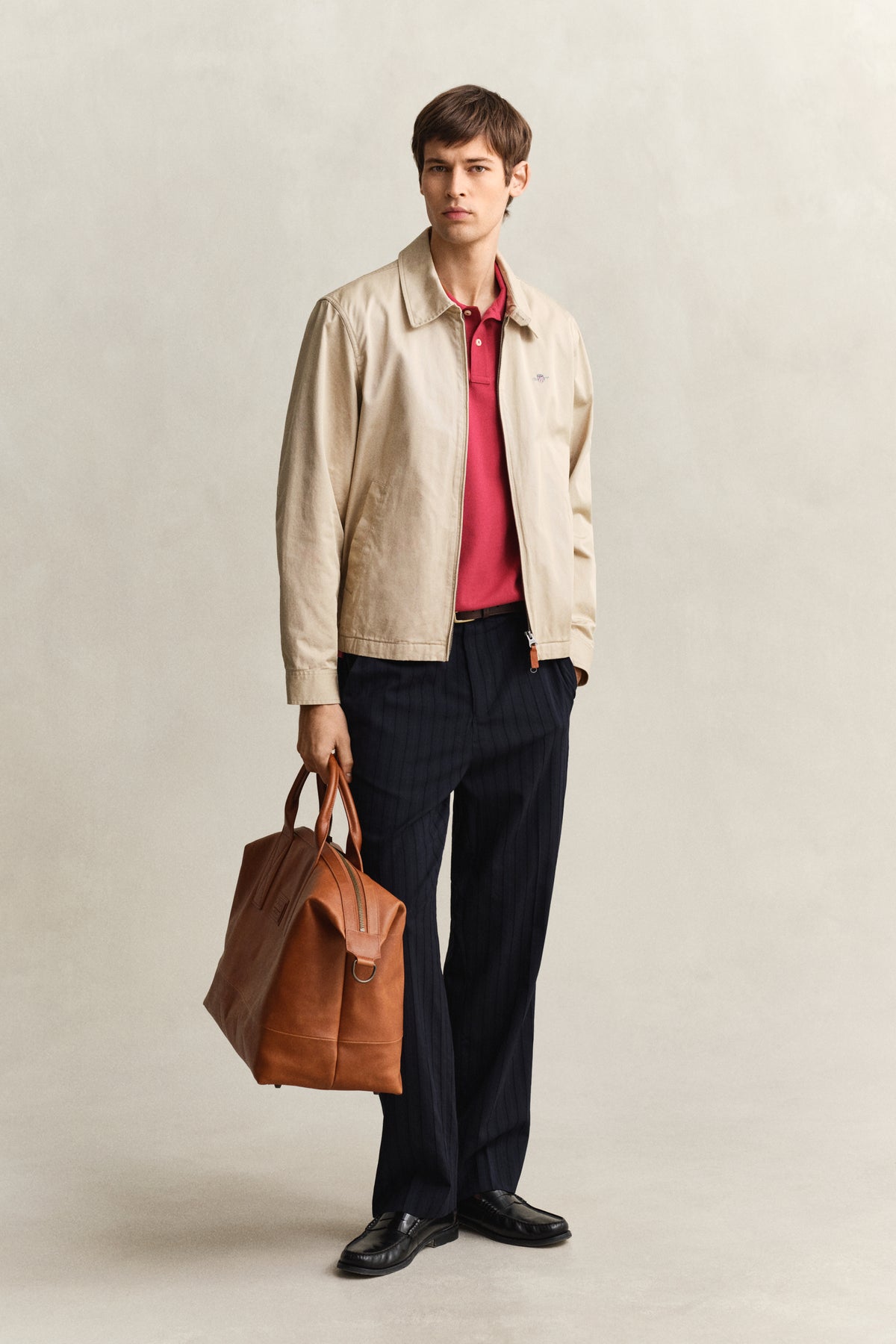 MUTED RED, Classic Regular Polo Shirt BY GANT AU.