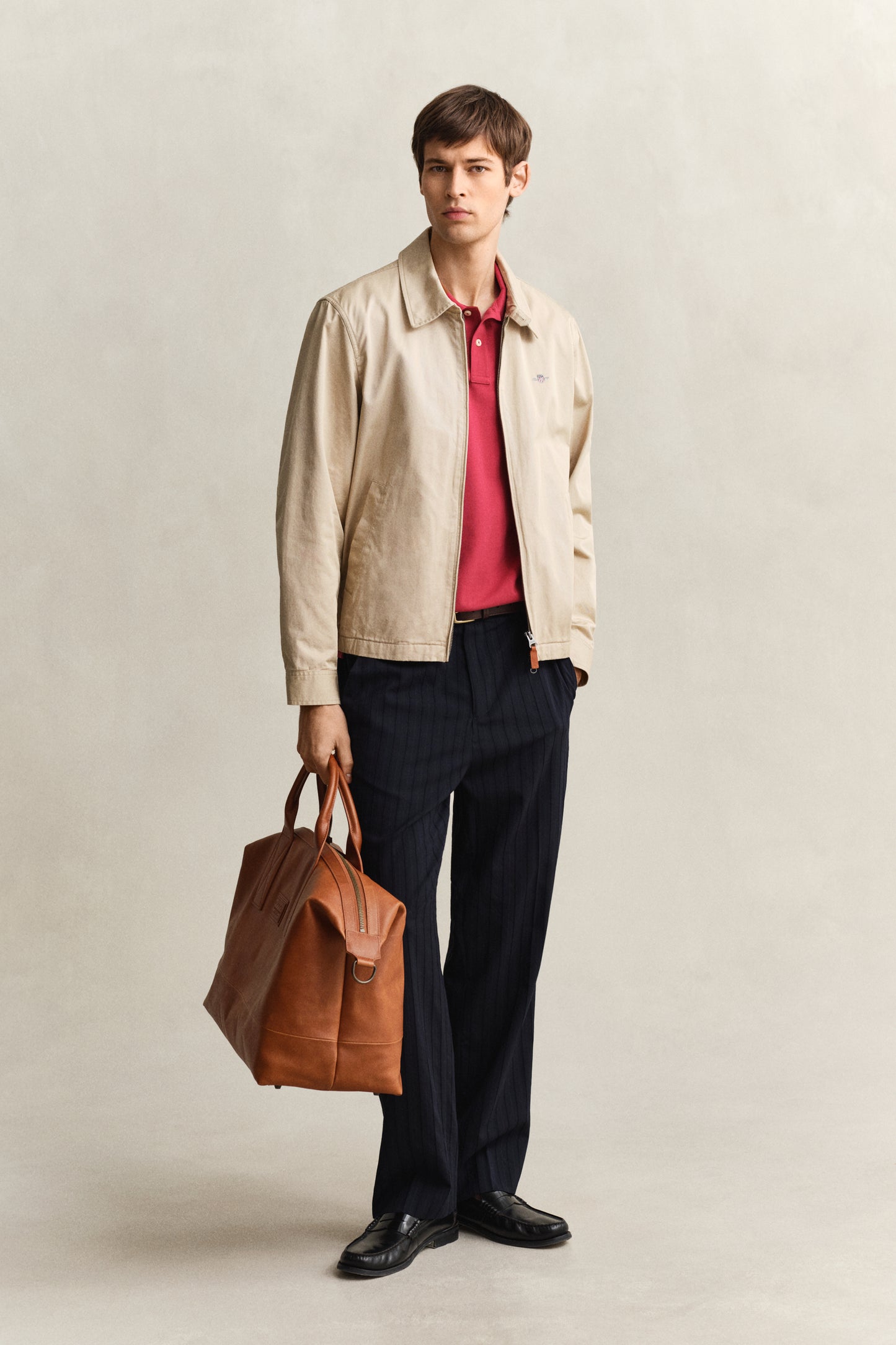 MUTED RED, Classic Regular Polo Shirt BY GANT AU.