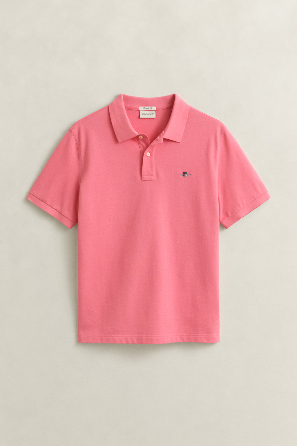 ROSE PINK, Classic Regular Polo Shirt, FLAT-LAY BY GANT AU.