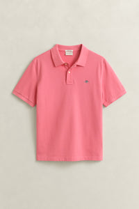 ROSE PINK, Classic Regular Polo Shirt, FLAT-LAY BY GANT AU.