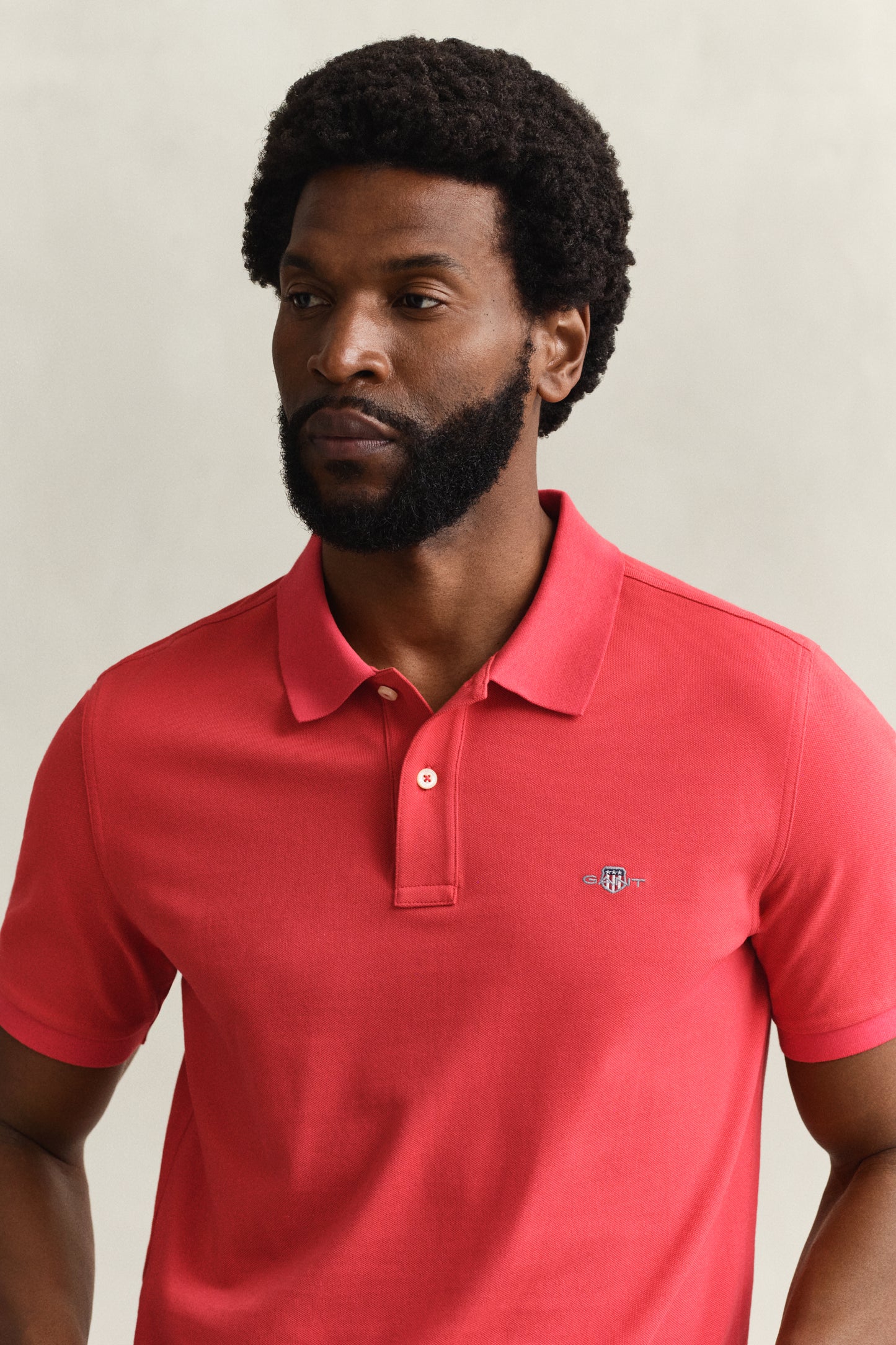 ROSE RED, Classic Regular Polo Shirt, CLOSE-UP BY GANT AU.