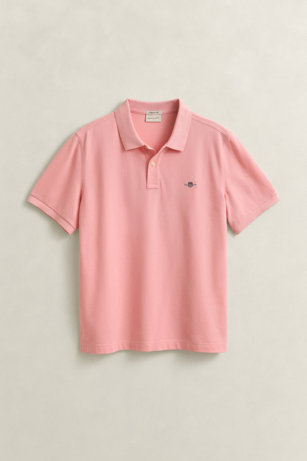 BUBBELGUM PINK, Classic Regular Polo Shirt, FLAT-LAY BY GANT AU.