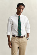 WHITE, REG CLASSIC POPLIN SHIRT BY GANT AU.
