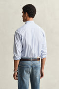 LIGHT BLUE, REG CLASSIC POPLIN SHIRT, BACK-VIEW BY GANT AU.