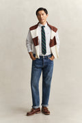 WHITE, SLIM CLASSIC POPLIN SHIRT BY GANT AU.