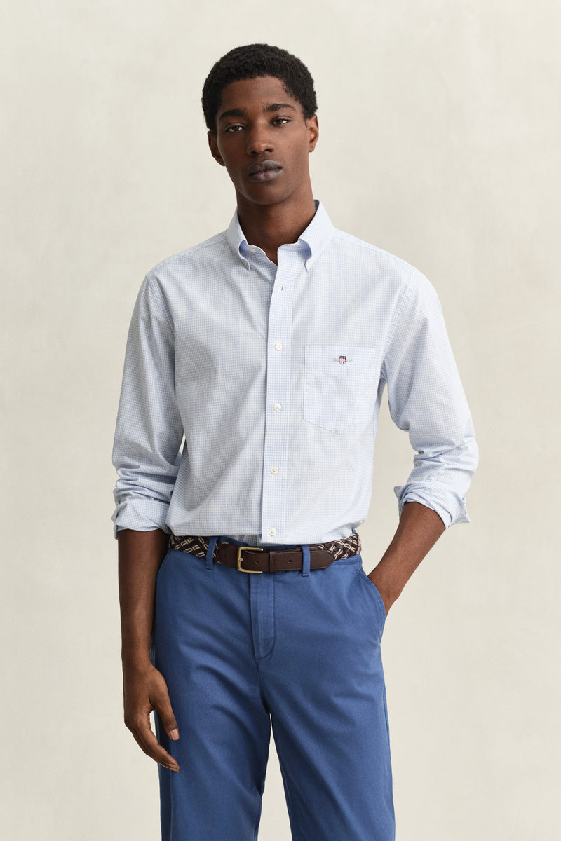 Gingham Classic Poplin Shirt