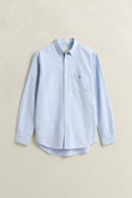 LIGHT BLUE, REG CLASSIC OXFORD SHIRT, FRONT-VIEW BY GANT AU.