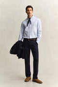 LIGHT BLUE, REG PINPOINT OXFORD SHIRT BY GANT AU.
