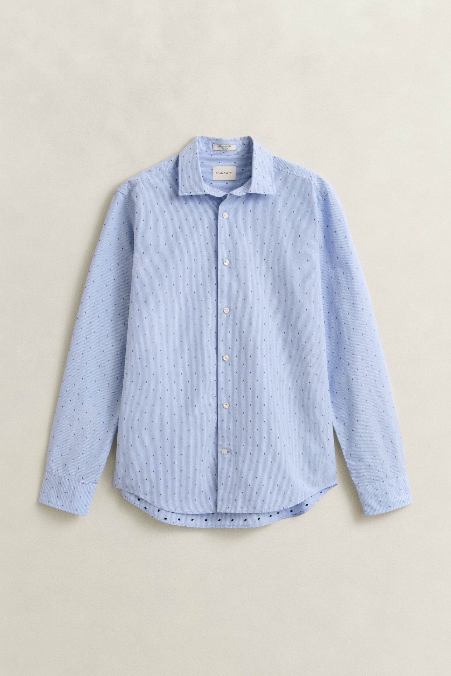 LAVENDER BLUE, REG FIL COUPE SHIRT, FLAT-LAY BY GANT AU.