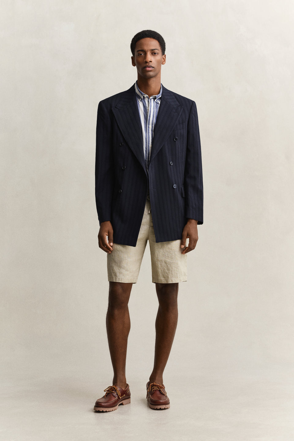 Striped Cotton Voile Shirt