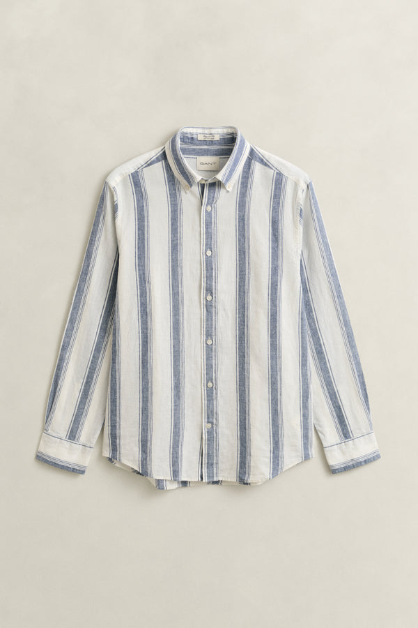 Striped Linen Blend Shirt