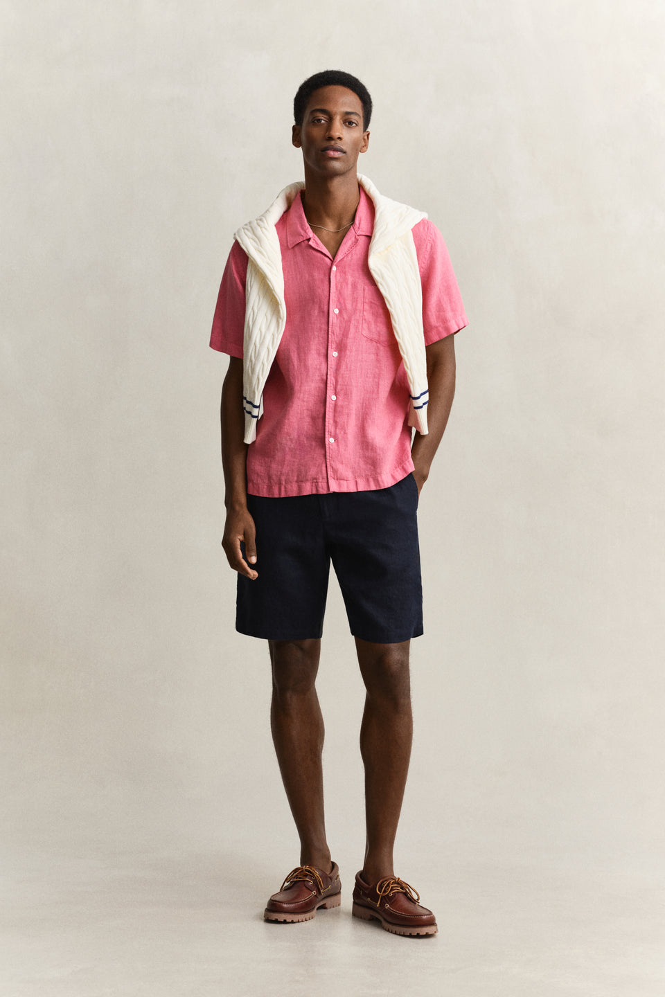 Short Sleeve Linen Shirt