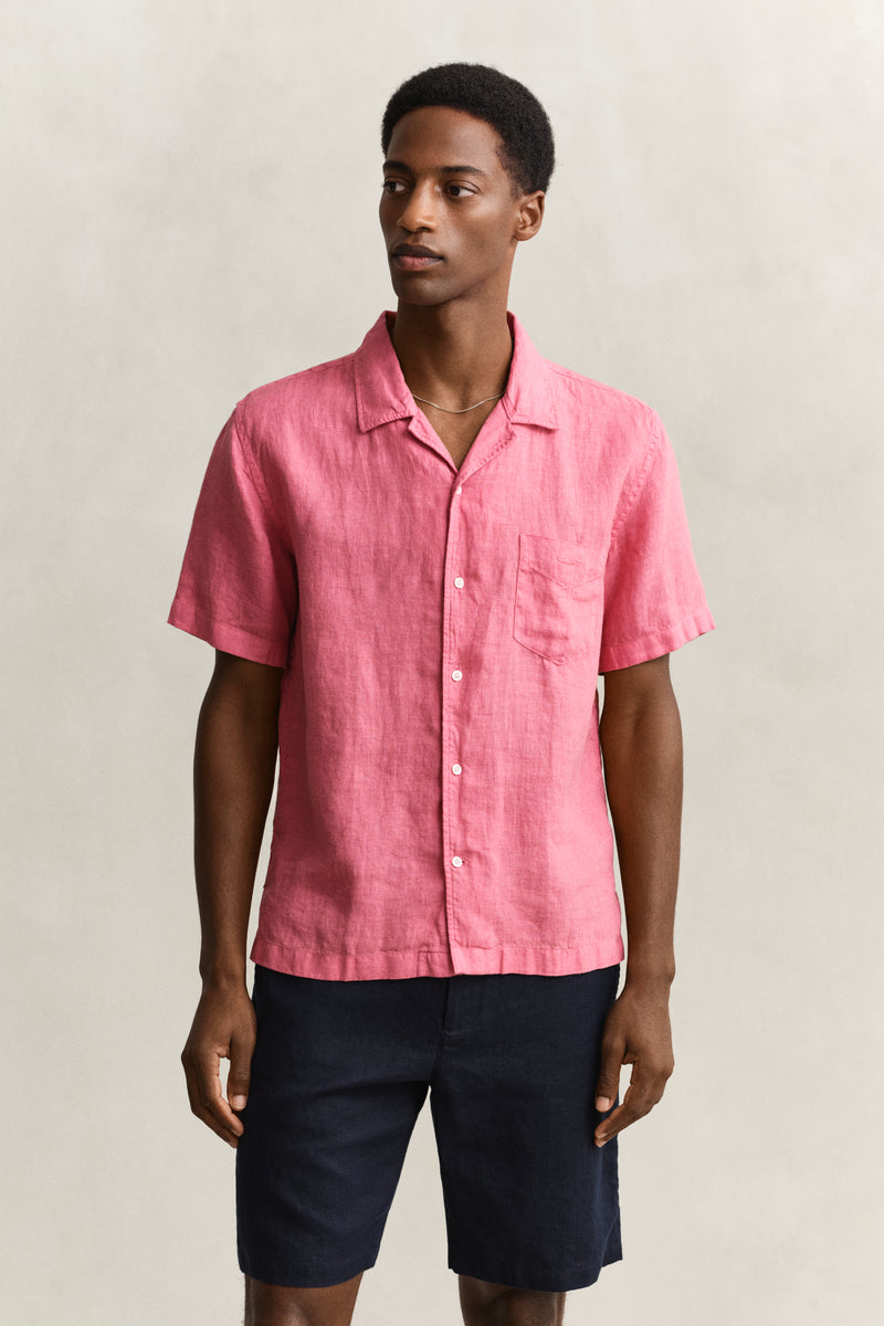 Short Sleeve Linen Shirt