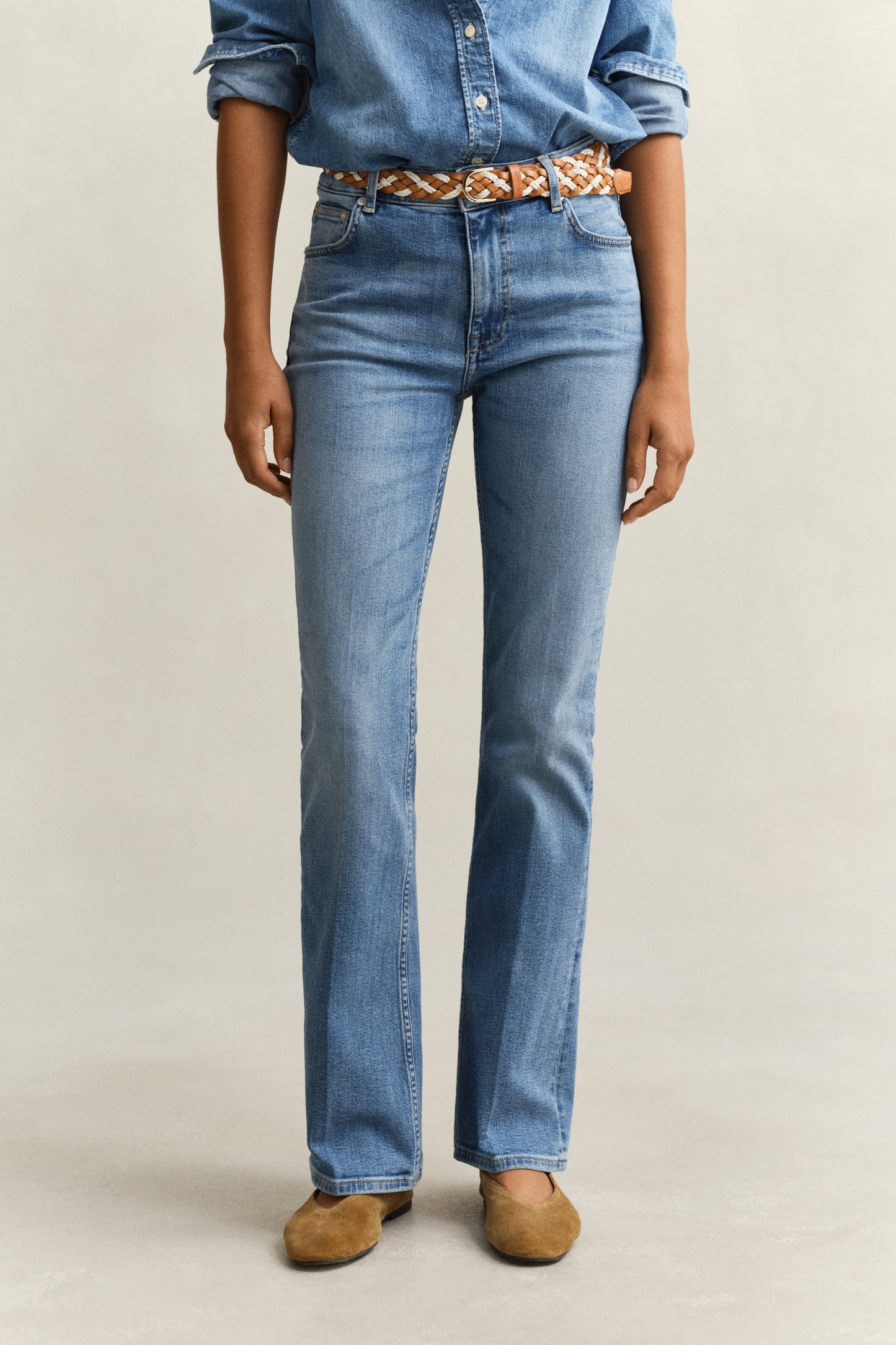 Flared Stretch Jeans