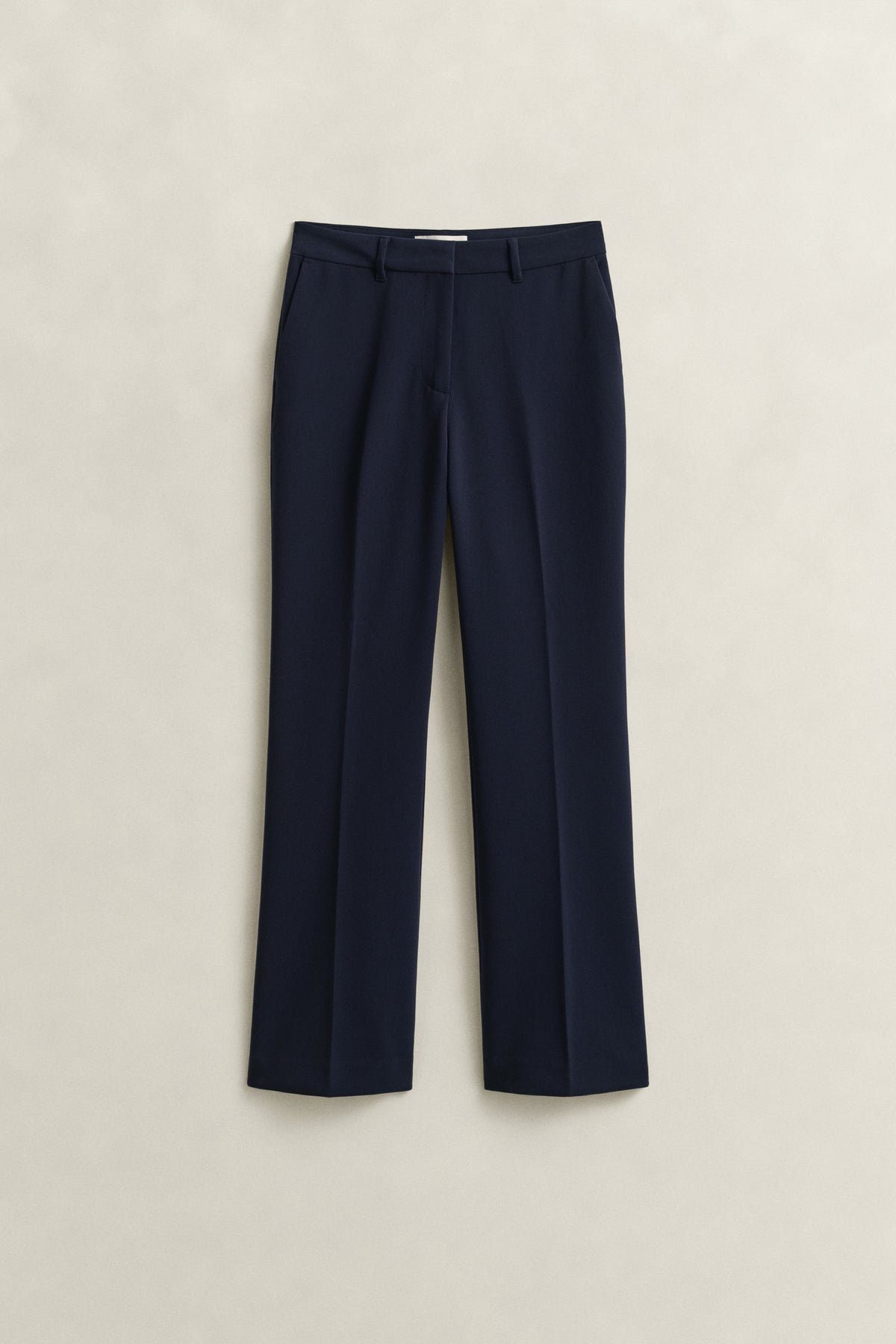 EVENING BLUE, Slim Flared Slacks, FLAT-LAY BY GANT AU.