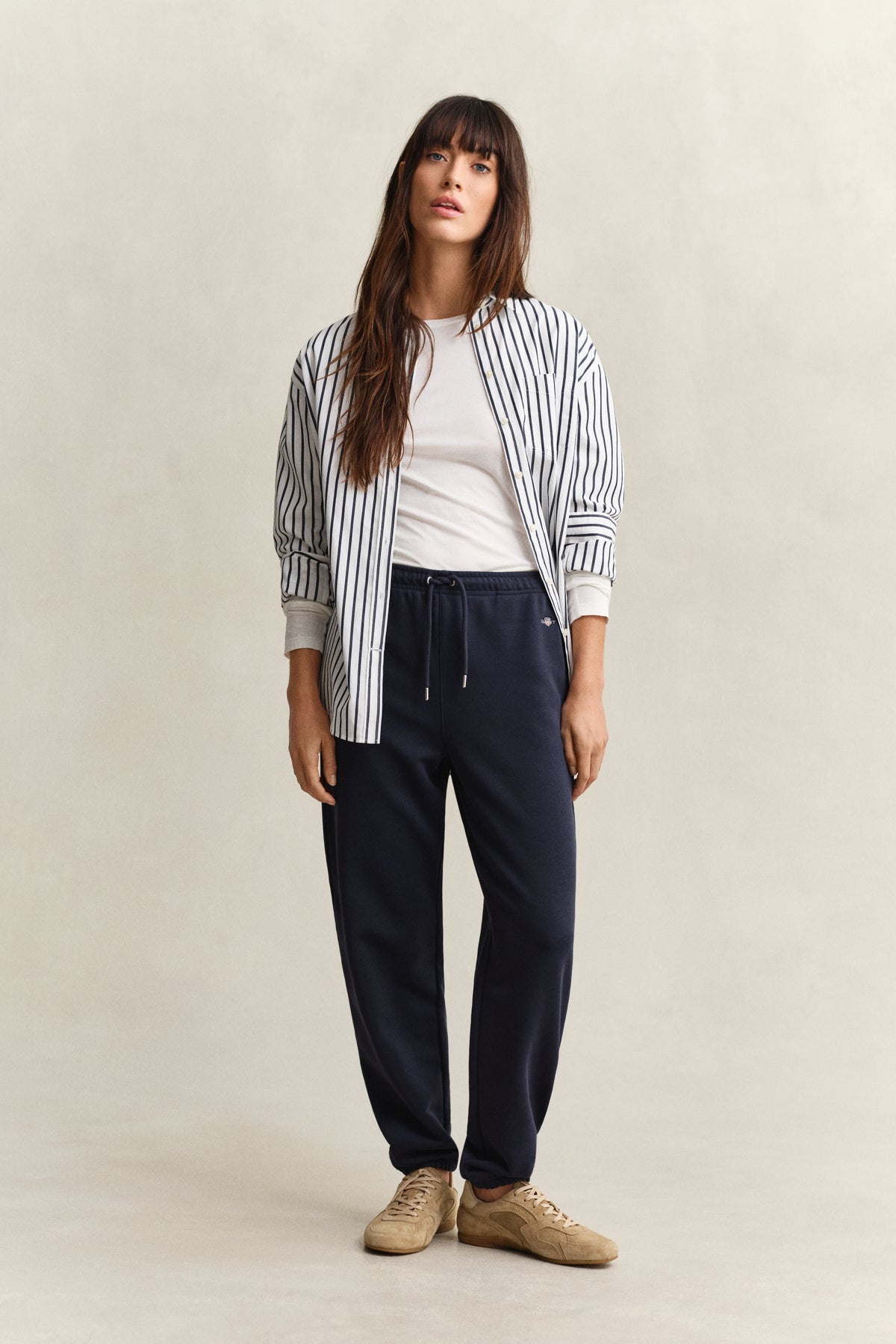 EVENING BLUE, REG SHIELD SWEATPANTS BY GANT AU.