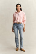 APRICOT PINK, SHIELD HALF-ZIP BY GANT AU.