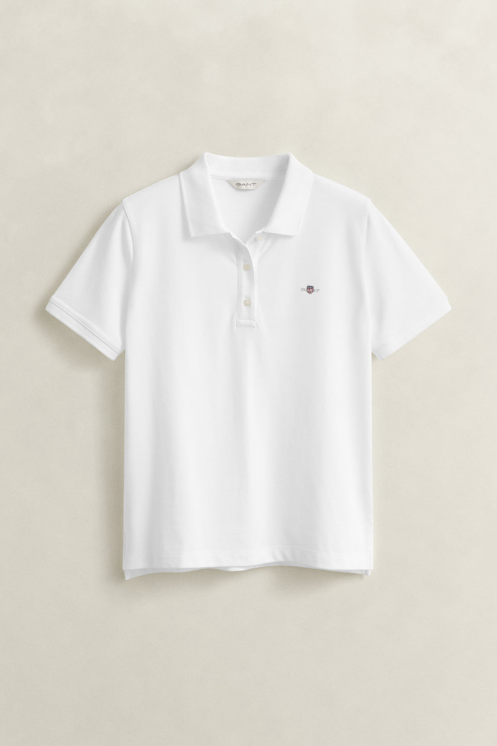 WHITE, Regular Polo Shirt, FLAT-LAY BY GANT AU.