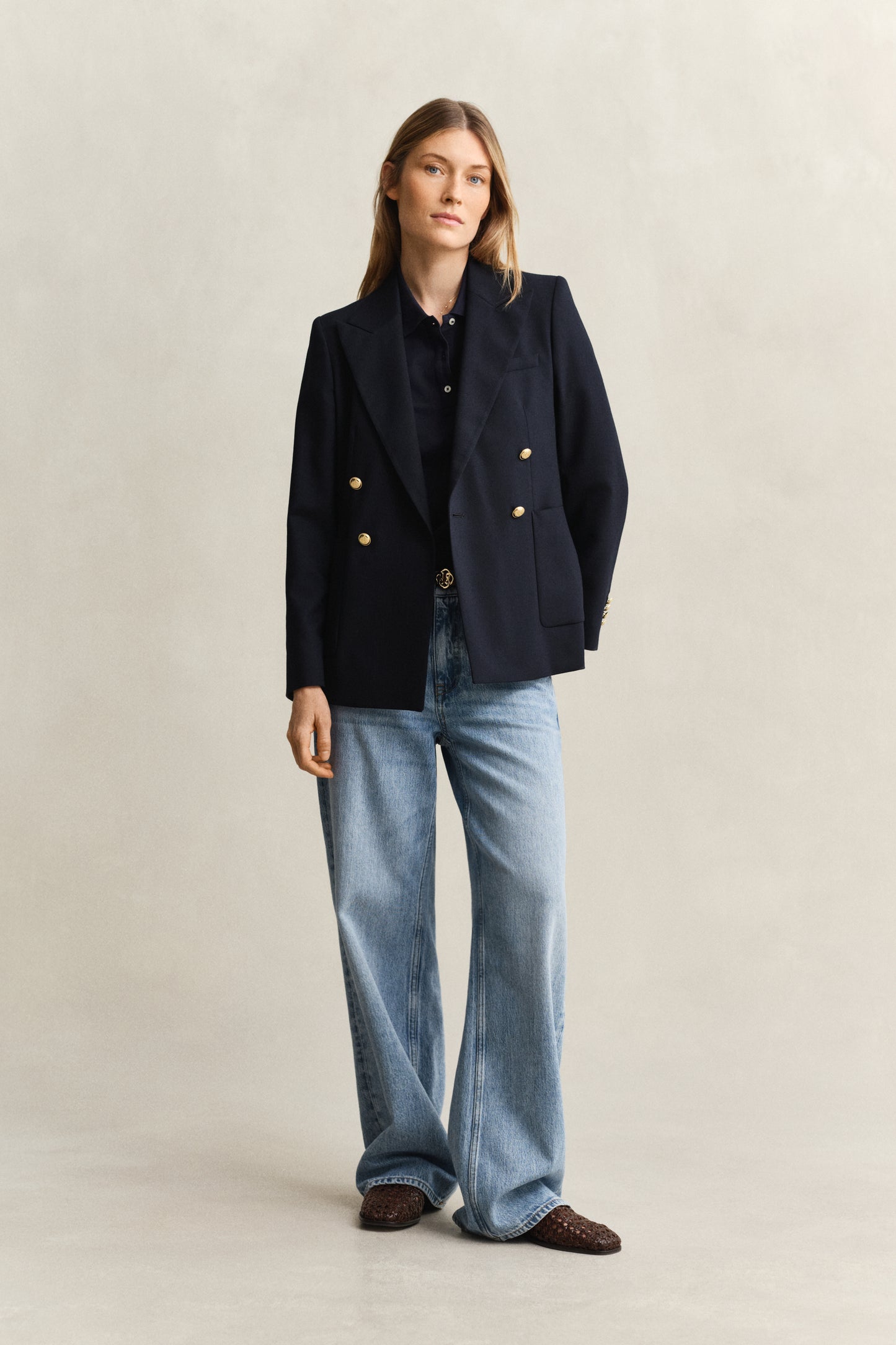 EVENING BLUE, REG SHIELD SS PIQUE POLO BY GANT AU.
