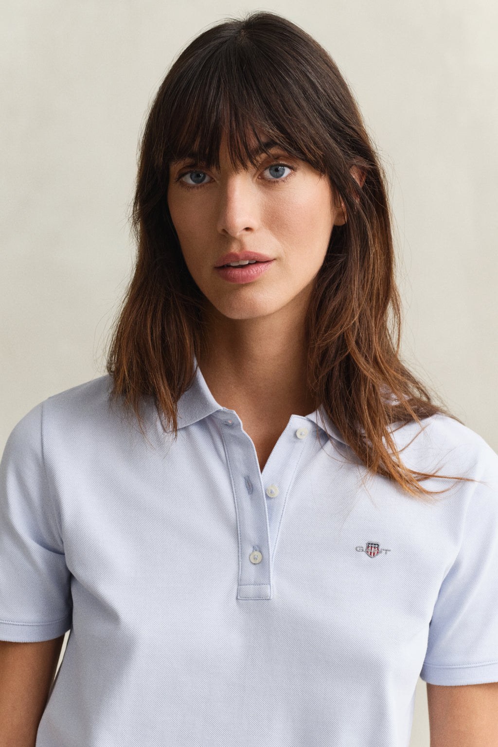 LIGHT BLUE, Regular Polo Shirt, CLOSE-UP BY GANT AU.