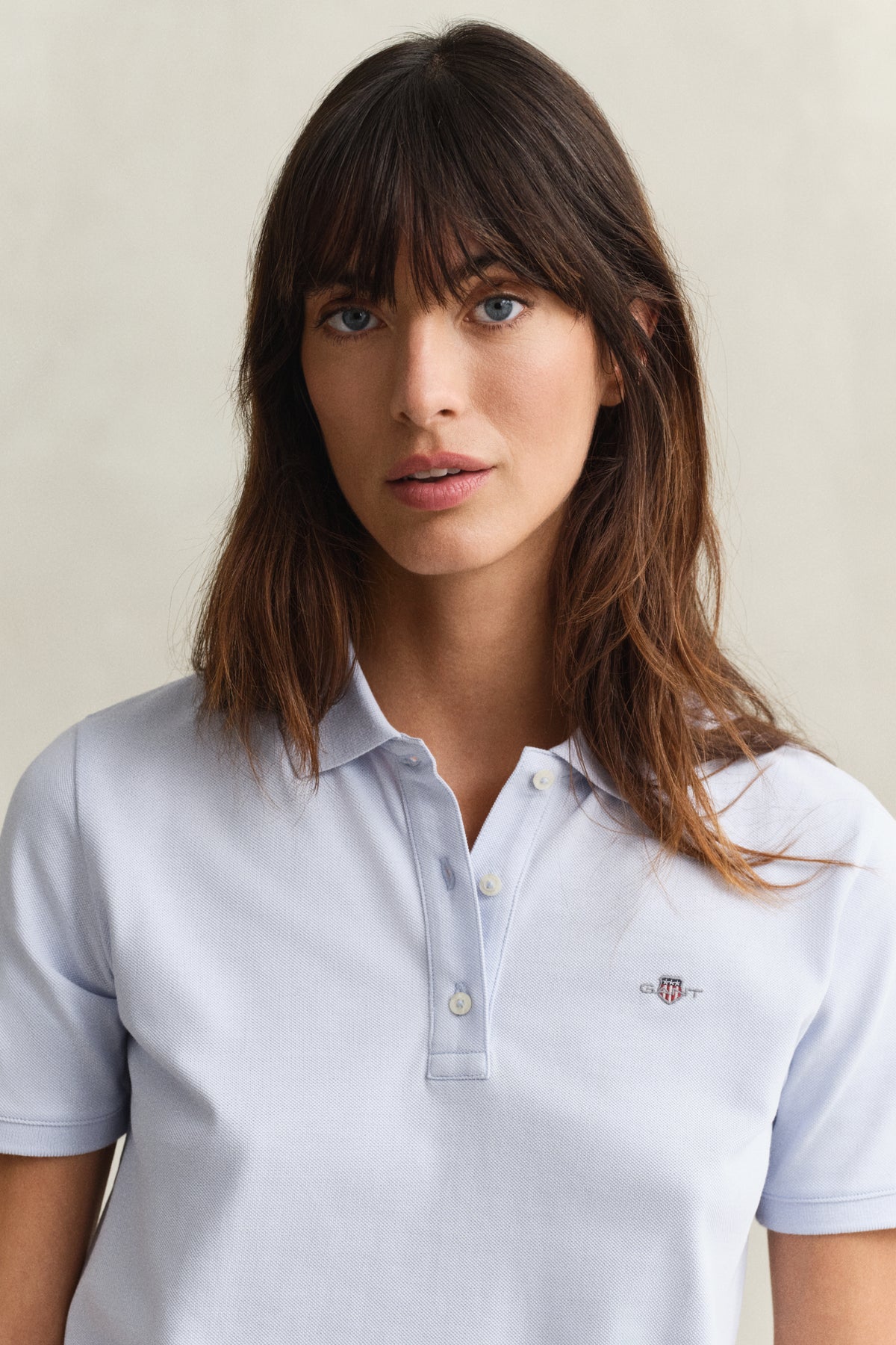LIGHT BLUE, Regular Polo Shirt, CLOSE-UP BY GANT AU.
