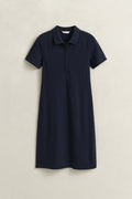 EVENING BLUE, Shield Polo Dress, FLAT-LAY BY GANT AU.