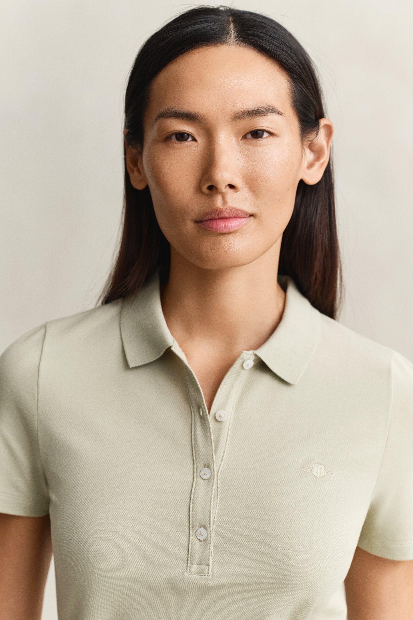 COUNTRY BEIGE, Slim Polo Shirt, CLOSE-UP BY GANT AU.
